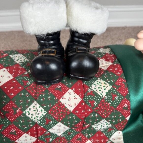 Vintage Telco Animated Sleeping Santa Motionette Snoring/Whistling Works Great - Picture 4 of 8
